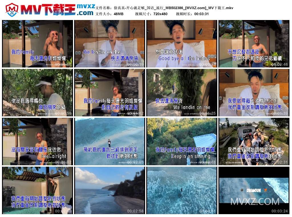 徐真真-开心就足够_国语_流行_MB502386